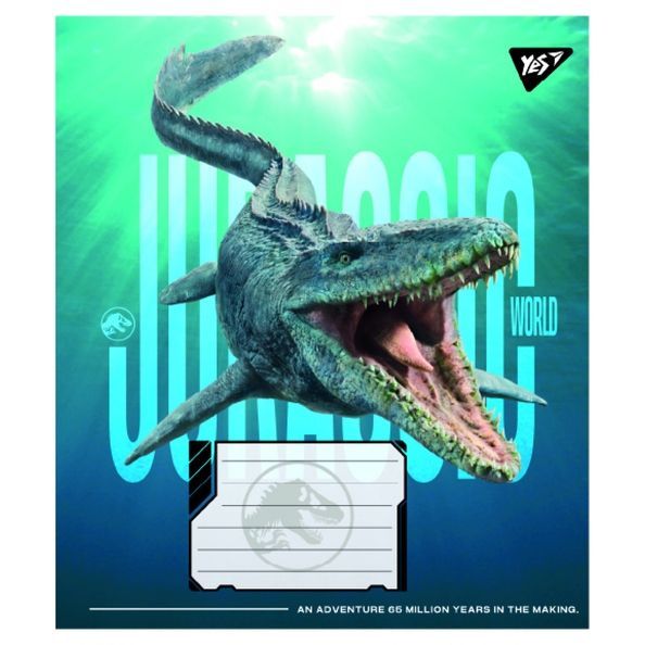 Зошит учнівський загальний Yes JURASSIC WORLD ALIVE А5 48 аркушів клітинка ( 5шт ) 767686 фото