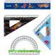 Набір: лінійка 15 см, 2 косинця, транспортир Kite Hot Wheels HW25-282 HW25-282 фото 2