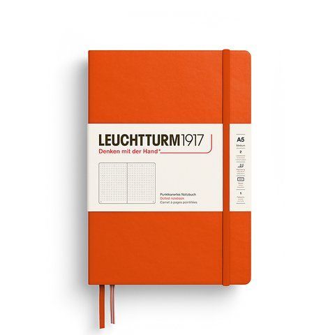 Блокнот Leuchtturm1917, Середній, Pumpkin, Крапка 373982 фото