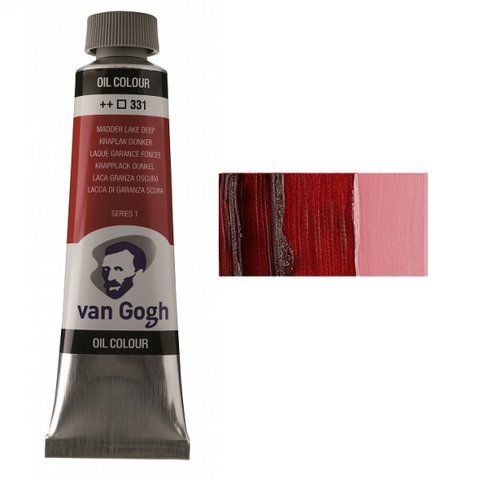 Фарба олійна VAN GOGH, (331) Мареновий червоний темний, 40 мл, Royal Talens 8712079219390 фото