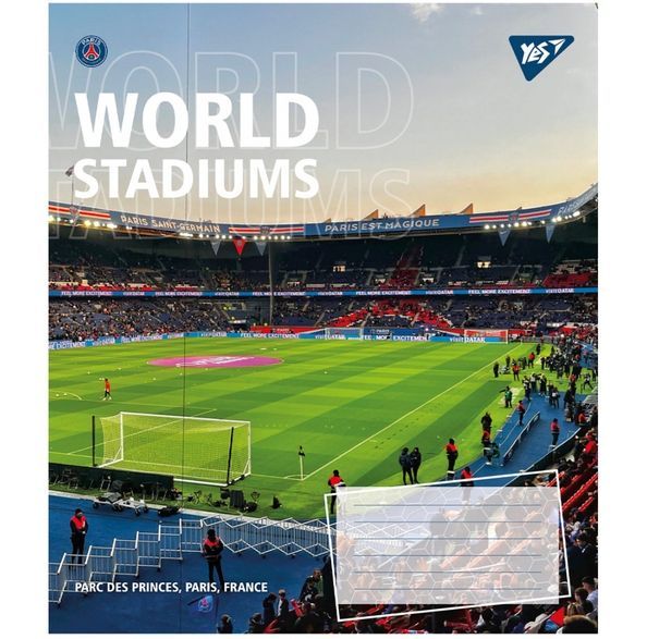 Зошит для записів Yes World stadium А5 48 аркушів лінія ( 5шт ) 767133 фото