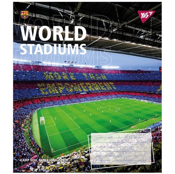 Зошит для записів Yes World stadium А5 48 аркушів лінія ( 5шт ) 767133 фото