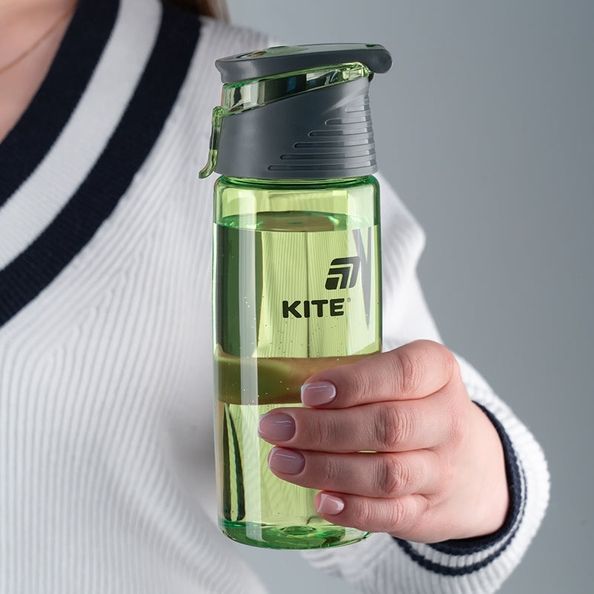Пляшечка для води Kite K25-401-3, 550 мл, зелена K25-401-3 фото