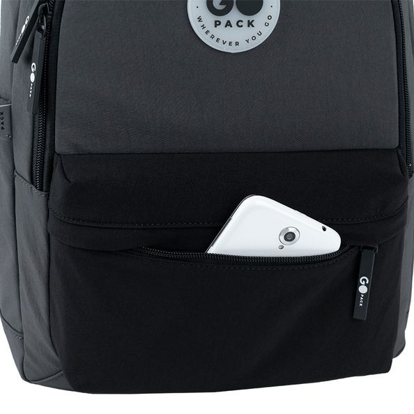 Рюкзак GoPack Education Teens 141L чорний, сірий GO26-141L-4 фото