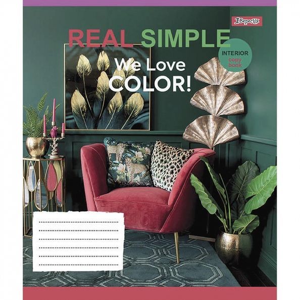 Зошит для записів 1Вересня We love color! 48 аркушів лінія ( 5шт ) 766729 фото