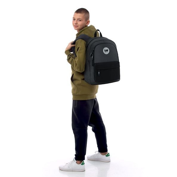 Рюкзак GoPack Education Teens 141L чорний, сірий GO26-141L-4 фото