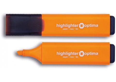 Маркер текстовиділювач OPTIMA 1-4 мм, помаранчевий O15809-06 фото