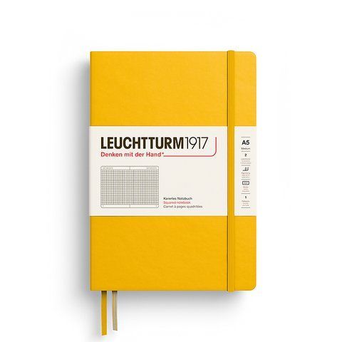 Блокнот Leuchtturm1917, Середній, Sunflower, Клітинка 373988 фото