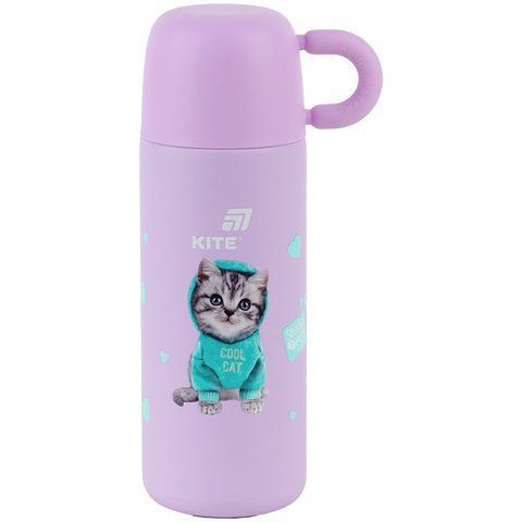 Термос 480 мл, фіолетовий SP25-312 Kite Studio Pets SP25-312 фото
