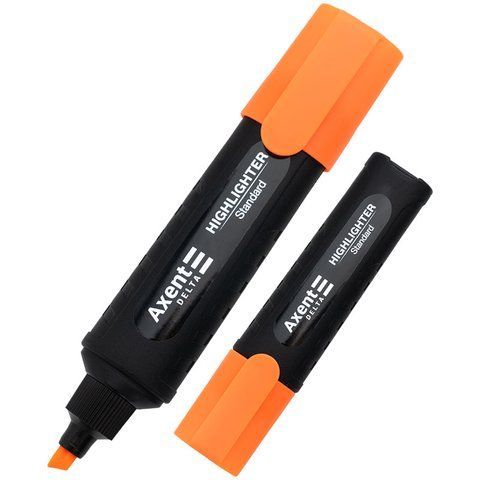 Маркер Highlighter Standard D2505, 1-5 мм клиноп. помаранч. D2505-12 фото