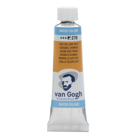 Фарба акварельна Van Gogh (270), AZO Жовтий темний, туба 10 мл, Royal Talens 8712079417659 фото