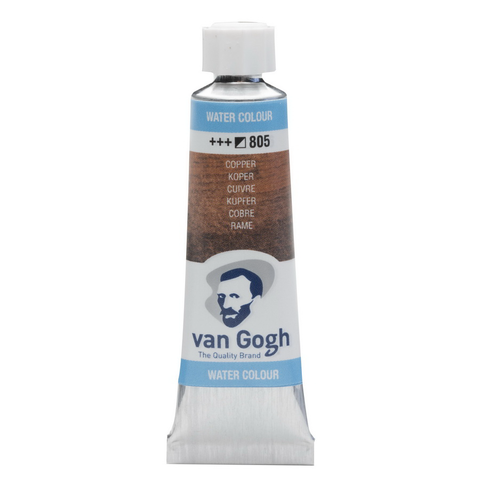 Фарба акварельна Van Gogh (805), Мідь, туба 10 мл, Royal Talens 8712079418168 фото