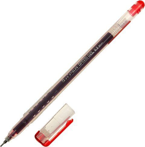 Ручка Hiper гелева Speed Gel, червона HG-911-03 фото