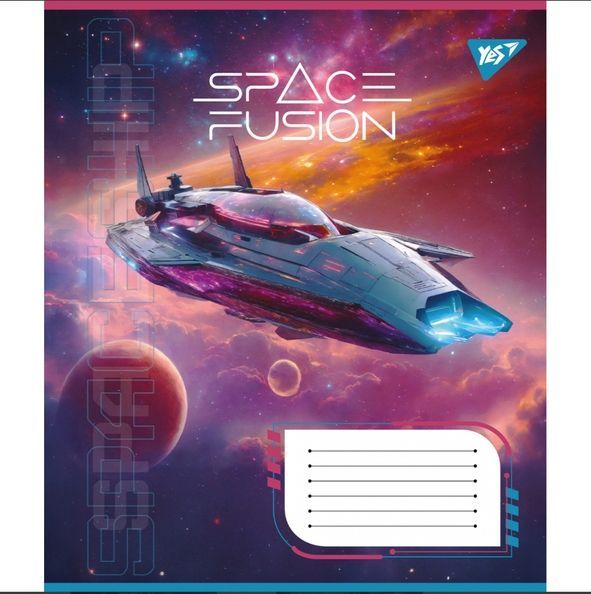 Зошит для записів Yes Space fusion А5 48 аркушів лінія ( 5шт ) 767132 фото