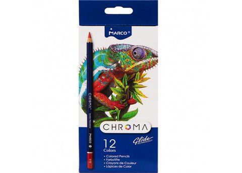 Олівці кольорові Marco Chroma 12 кольорів 8010-12CB фото