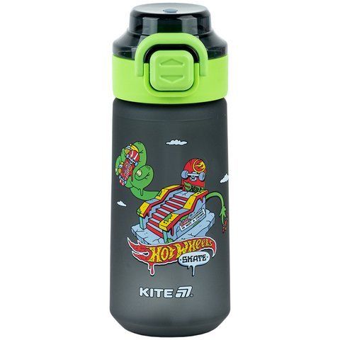 Пляшечка для води Kite Hot Wheels HW25-1213, 560 мл, чорна HW25-1213 фото
