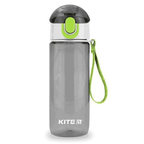 Пляшечка для води Kite, 530 мл, сіро-зелена K22-400-04 фото