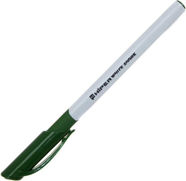 Ручка гелева Hiper White Shark HG-811, зелена HG-811-04 фото