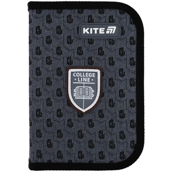 Пенал без наповнення Kite College Line Boy K25-622-2, 1 відділення, 2 відворот K25-622-2 фото
