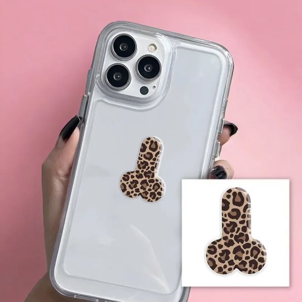 Об'ємна наліпка "Leopard Love" SX-187 фото