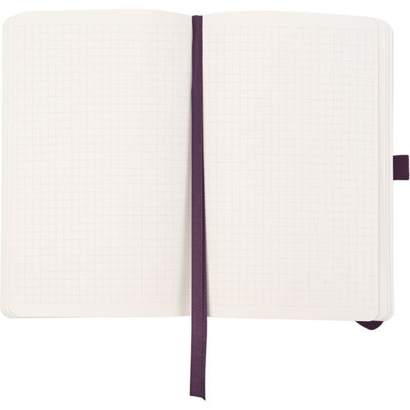 Книга записна Partner Soft Skin,125*195, 96арк, кліт, синя 8616-02-A фото