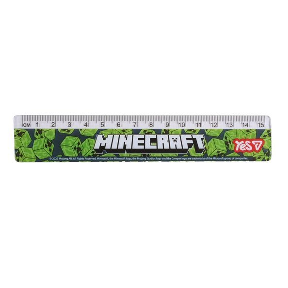 Лінійка Yes 15 см "Minecraft" 370692 фото