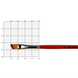 Пензель синтетика кутова Carrot 1097А № 4 коротка ручка KOLOS 4823064904086 фото 1