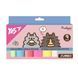 Крейда кольорова Yes "Pusheen", 9 штук, JUMBO 400562 фото 1