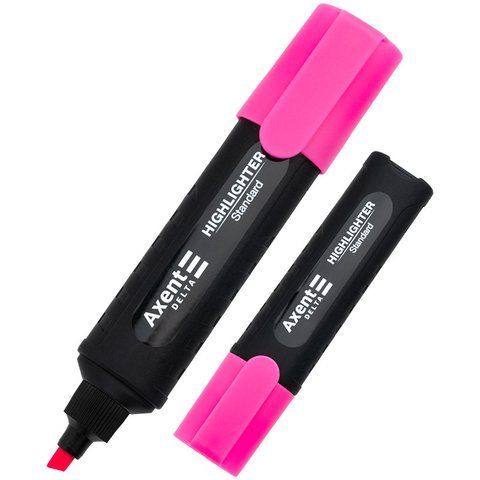 Маркер Highlighter Standard D2505, 1-5 мм клиноп. рожевий D2505-10 фото