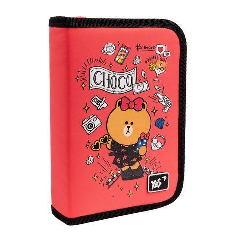 Пенал твердий одинарний з клапаном Yes Line Friends HP-03 533567 фото