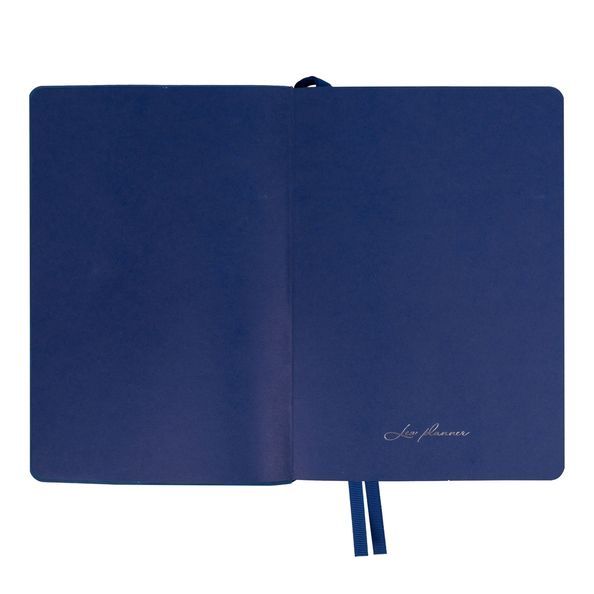 Щоденник діловий А5 Leo Planner недатований "Fiore", м'який, синій, 320 сторінок 252772 фото