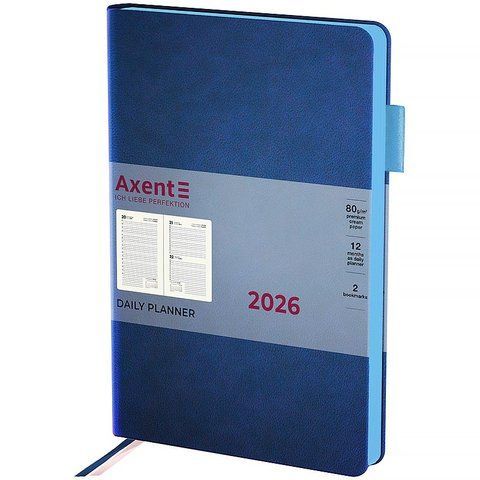 Щоденник 2026 Partner Muse Soft, 145*210, синій 8827-26-3-A фото