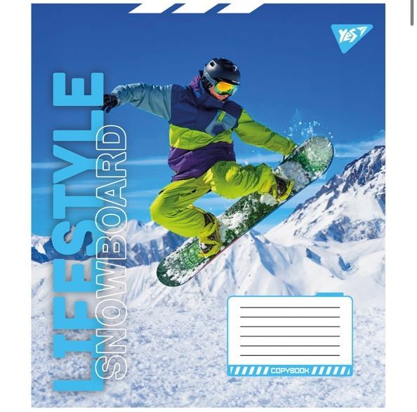 Зошит для записів Yes Lifestyle А5 48 аркушів лінія ( 5шт ) 767125 фото