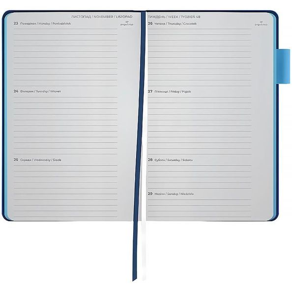 Щотижневик 2026 Partner Muse Soft, 125*195, синій 8527-26-3-A фото