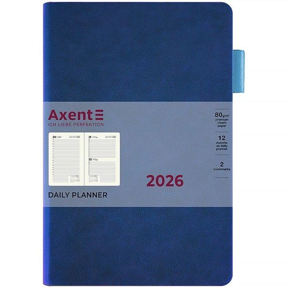 Щоденник 2026 Partner Muse Soft, 145*210, синій 8827-26-3-A фото