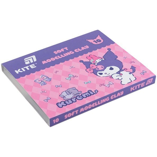 Пластилін восковий Kite Kuromi HK24-084, 10 кольорів, 200 г HK24-084 фото
