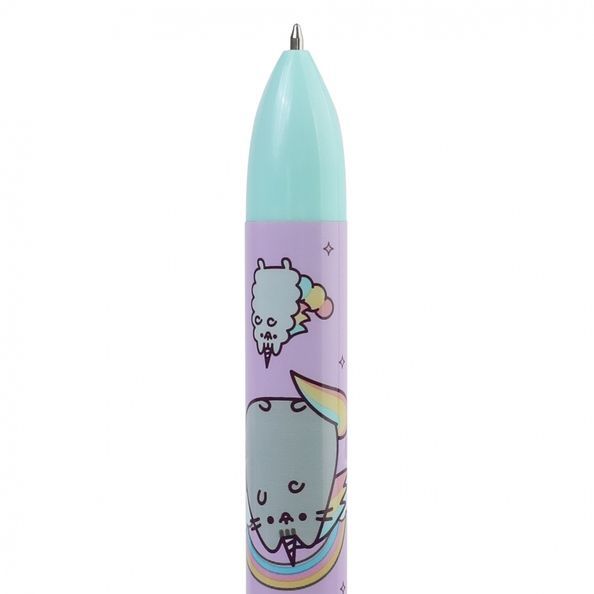 Ручка кулькова Yes "Pusheen" 0,7 мм автоматична, 6 кольорів 412246 фото