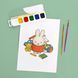 Фарби акварельні Yes Miffy 8 кол. медові б/п 110318 фото 8