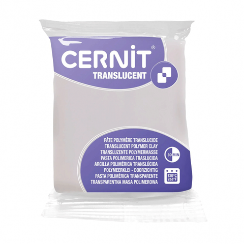 Пластика, Біла прозора 6005 Translucent 56г Cernit 5411711427430 фото