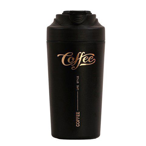 Термочашка Coffee 480 мл з керамічною колбою, чорний HP-14-14B фото