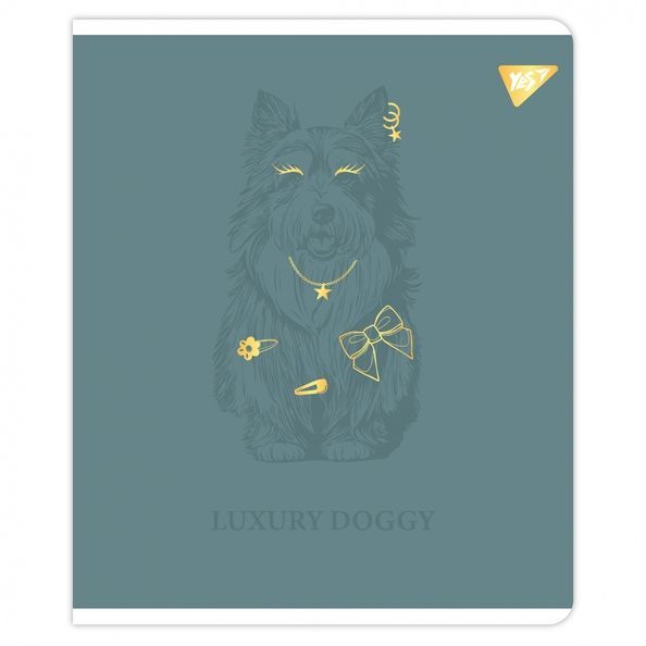 Зошит YES Luxure doggy 48 аркушів лінія ( 5шт ) 767553 фото