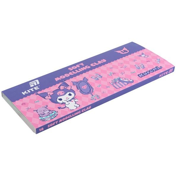 Пластилін восковий Kite Kuromi HK24-085, 18 кольорів, 360 г HK24-085 фото