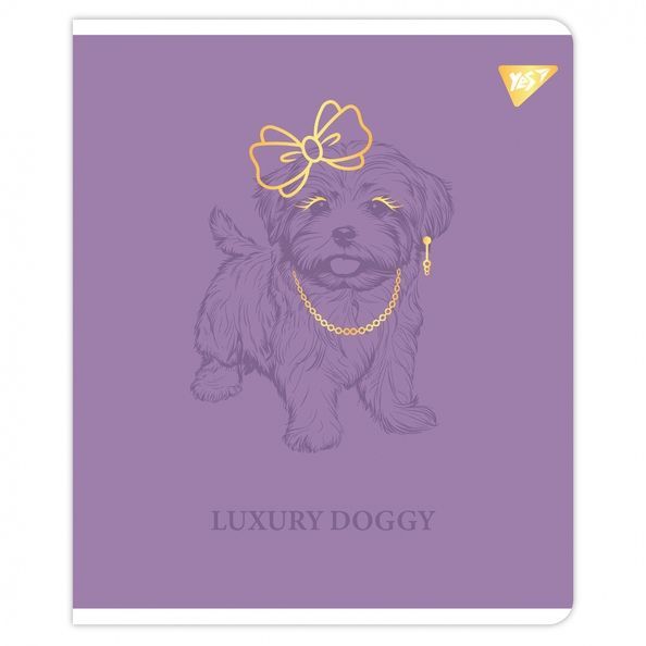 Зошит YES Luxure doggy 48 аркушів лінія ( 5шт ) 767553 фото