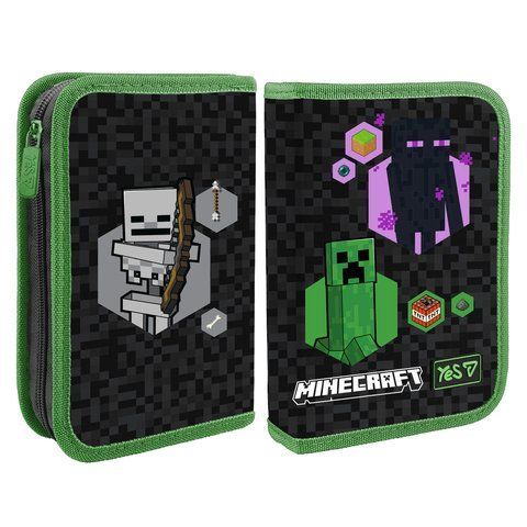 Пенал твердий Yes одинарний без клапана Minecraft Adventure HP-02 533727 фото