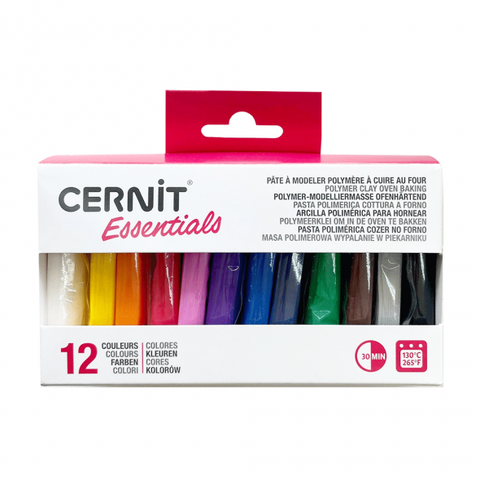 Набір пластики Basic Colours 12х25г Cernit 5411711463148 фото