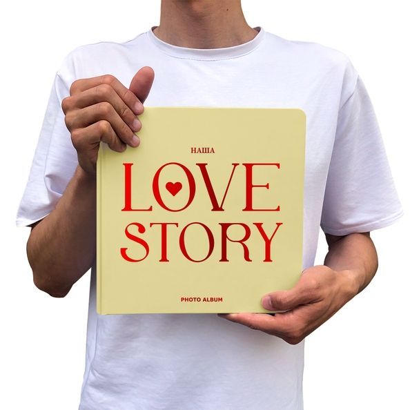 Фотоальбом "Love story" бежевий orner-2950 фото