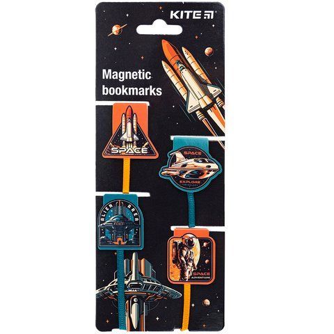 Набір магнітних закладок-лясе Kite Space K24-497 K24-497 фото