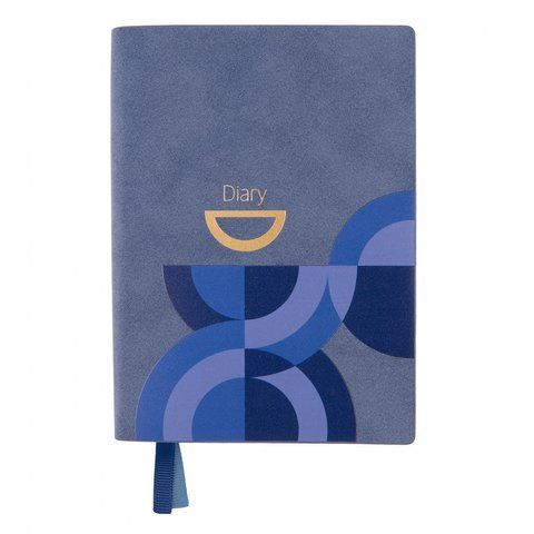 Діловий записник А6 дата Leo Planner "Apiro", м'який, 352 стор., синій 252599 фото