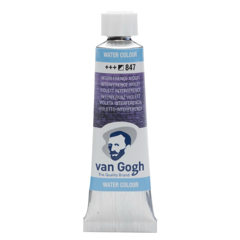 Фарба акварельна Van Gogh (847), Інтерферентний фіолетовий, туба 10 мл, Royal Talens 8712079418236 фото