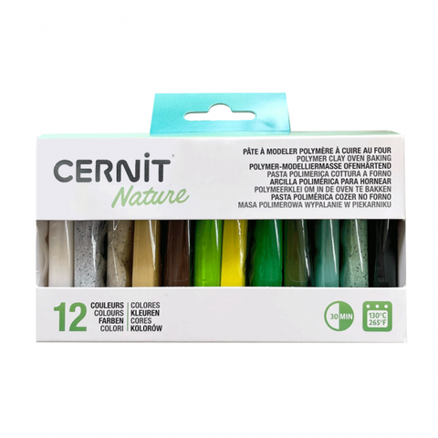 Набір пластики Nature Colours 12х25г Cernit 5411711463179 фото